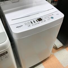 洗濯機 ハイセンス HW-T45D　2021年製 ※動作チェック...
