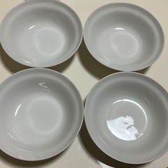 白い皿 直径約16×高さ約5cm 4個セット