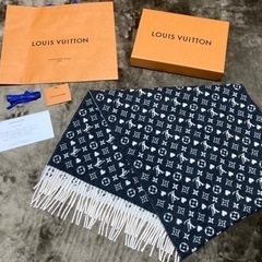 ルイヴィトン エシャルプ・ゲームオン モノグラム マフラー カシミヤ
