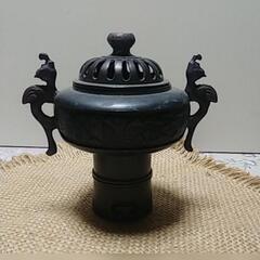 茶道具　神獣耳付　香炉　床香炉　　古美術　骨董品