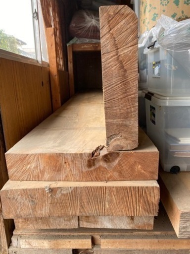 銀杏の木 高級無垢材 カウンター ウッドデッキ 5枚