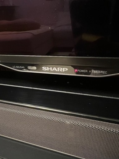SHARP AQUA 60インチ液晶テレビ＋テレビスタンド　セット