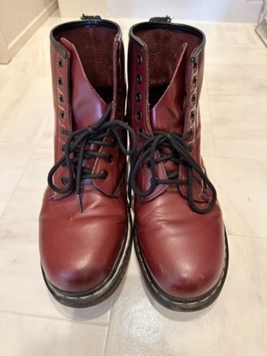 美品✨Dr. Martens ８ホール チェリーレッド UK9インチ