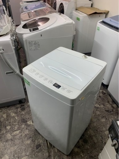 5KM以内配送無料5.5KG AT-WM55-WH 全自動洗濯機 ホワイト [乾燥機能無 /上開き]