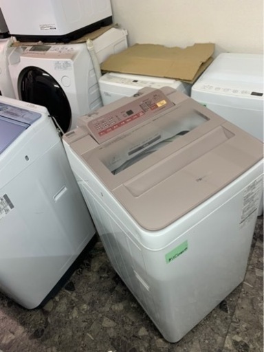 パナソニック 7kg 全自動洗濯機 乾燥2㎏ NA-FA70H3-W 泡洗浄-
