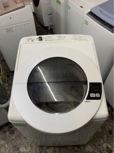5KM以内配送無料8KG AQUA アクア AQW-LV800F(W) [簡易乾燥機能付き洗濯機 SLASH