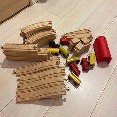 IKEA 木製レール　電車　