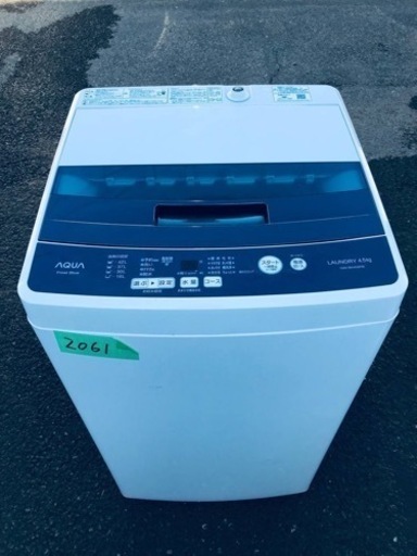 ✨2018年製✨2061番 アクア✨電気洗濯機✨AQW-BK45G‼️