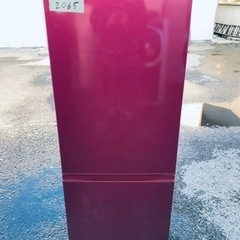 2065番 アクア✨冷凍冷蔵庫✨AQR-18D‼️