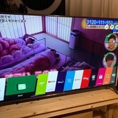 【美品/2018年製】LG55型 4K対応 液晶テレビ 55UJ...