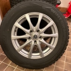 【2020年製】スタッドレス4本セット❗️　ホイール付DUNLOP 215/65R/16 アルファード