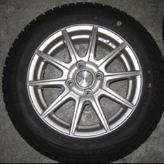 スタッドレスタイヤ 14インチ 175/65R1 4バリ山アルミホイール  