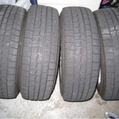 スタッドレスタイヤ 14インチ 175/65R1 4バリ山アルミホイール ウィンターマックス2シーズン使用 フィット等
