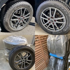 値下げ！2017年式　スタッドレス　HANKOOK 4本 タイヤ　ホイールセット