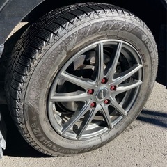 値下げ！2017年式　スタッドレス　HANKOOK 4本 タイヤ　ホイールセット