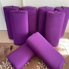 8点セット】カインズ フィットネス ヨガ ボルスター (パープル)