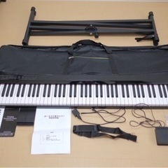 ポータブル電子ピアノ（88鍵盤）と電子ピアノスタンド
