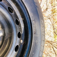 冬タイヤ 205/65R15 セレナ等用ホイール付きスタッドレス ブリザック 4本組