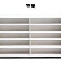 新品未使用160cm幅バーカウンター エナメル塗装 ハイグロス ゼブラホワイト