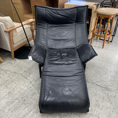 家具ならトレファク吉川店！！ CASSINA(カッシーナ) 1人掛けソファ ヴェランダ ブラック イタミ・使用感有り
