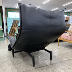 家具ならトレファク吉川店！！ CASSINA(カッシーナ) 1人掛けソファ ヴェランダ ブラック イタミ・使用感有り