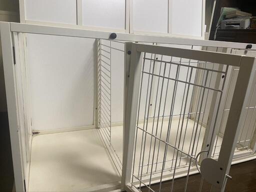 ペットケージ ナチュラルワン　トイレルーム付おやすみケージLL