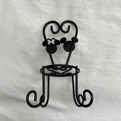 Disney インテリア　椅子　チェア　ミッキー　ミニー　ハート