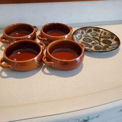 【新品】陶器☆器とお皿のセット