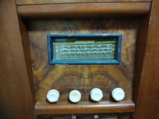 電気蓄音機　希少品　アンティーク　古物　昭和30年代後半　当時物