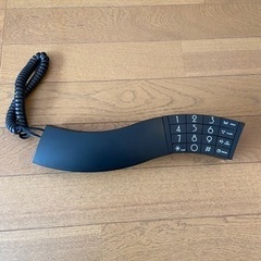 多機能デザインテレフォン MOMA TGX-01ブラック 電話線付き