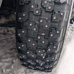 mt14.フルピンスパイクタイヤ、ホイール付4本