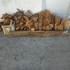 　廃木材　薪　燃料に　受渡決定