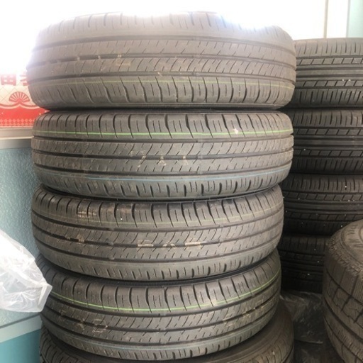 155/65R14 夏タイヤ　新車外し　4本　ダンロップ
