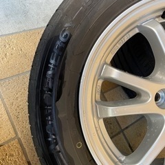 プリウス　５０　１５インチ純正ホイール+タイヤ　6.5J 5穴 100 +40