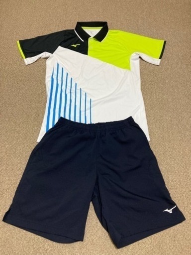 お値下げ】☆テニスウェア☆着用1回のみ♪男性サイズ:M mizunoミズノ