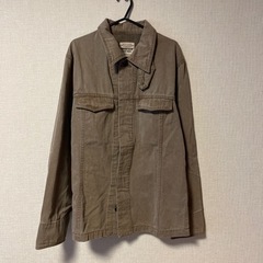 【Mサイズ】ブラウンのデニムジャケット