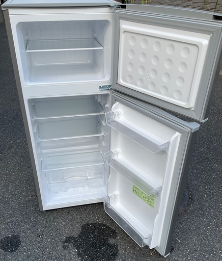 【RKGRE-054】特価！シャープ/128L 2ドア冷凍冷蔵庫/SJ-H13E-S/中古品/2020年製/当社より近隣無料配達！ RKGRE-054】特価！シャープ/128L 2ドア冷凍冷蔵庫/SJ-H13E-S/中古品