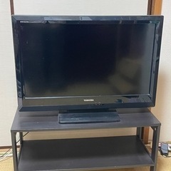 東芝 32型 テレビ テレビ台付き