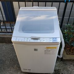 SHARP 大容量ガラストップ乾燥機能付き洗濯機 ES-GX850-S