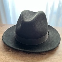 NEW YORK HATのウールハット（黒）