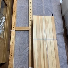 木製ラック（83.5×35×150cm）