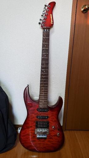 FERNANDES アメリカ国旗デザイン エレキギター ギターケース付き