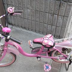 《値下げ》ミニマウス☆幼児用自転車☆16インチ☆補助輪☆両足スタンド