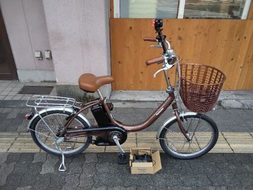 [Panosonic] vivi(ビビ)LS 20吋電動アシスト自転車 12Ahバッテリー＋充電器(チョコブラウン)
