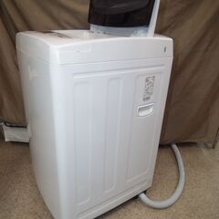 ヤマゼン　山善　全自動洗濯機　風乾燥　YWMA-50　5㎏ 2020年製　通電作動確認　中古品　引取限定　