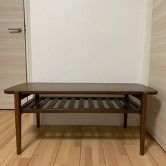 1月限定 割引】KEYUCA / 無垢 タビー ローテーブル ウォルナット