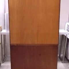 茶箪笥 昭和レトロ 幅80×高さ135cm セパレート 食器棚 水屋箪笥 日本 和風 現状品 札幌市東区 新道東店