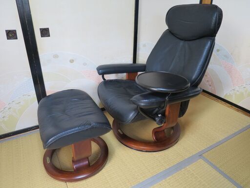 値下げ】EKORNES エコーネス ストレスレスチェアとオットマンのセット