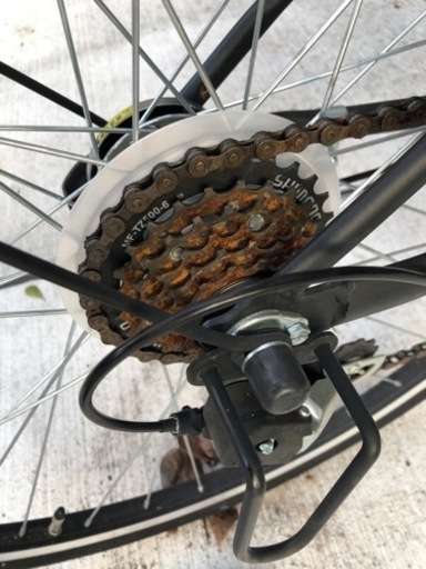 クロスバイク ギア6段階 一年使用 携帯ホルダー自転車カバー付