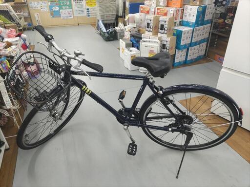 J039★サビ使用感有り★スポーティー自転車★BRIDGESTONE MarkRosa★7段変速★LEDオート★27インチ